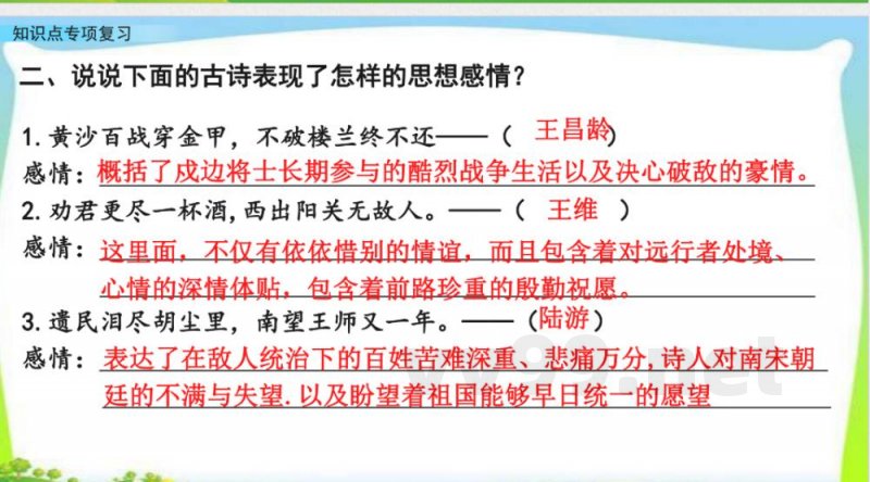小学五年级语文下册 知识点专项复习