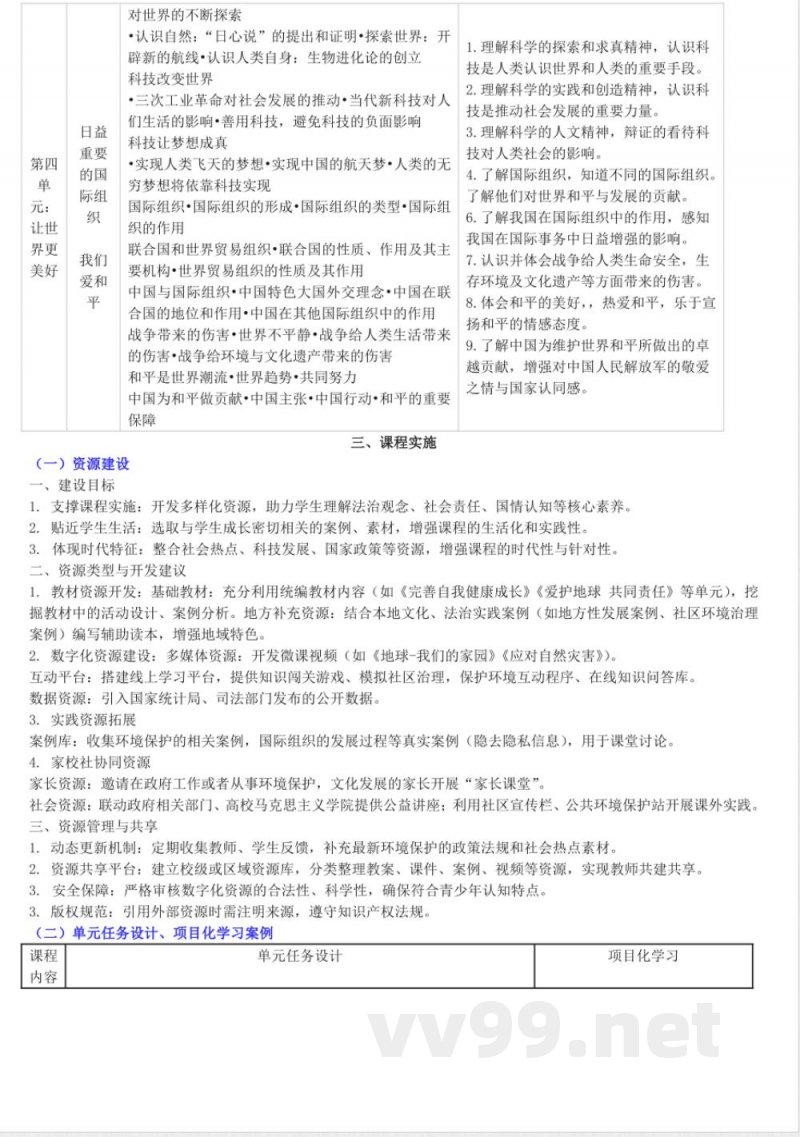 统编版道德与法治六年级下册课程纲要教材解析2 统编版道德与法治六年级下册课程纲要教材解析2