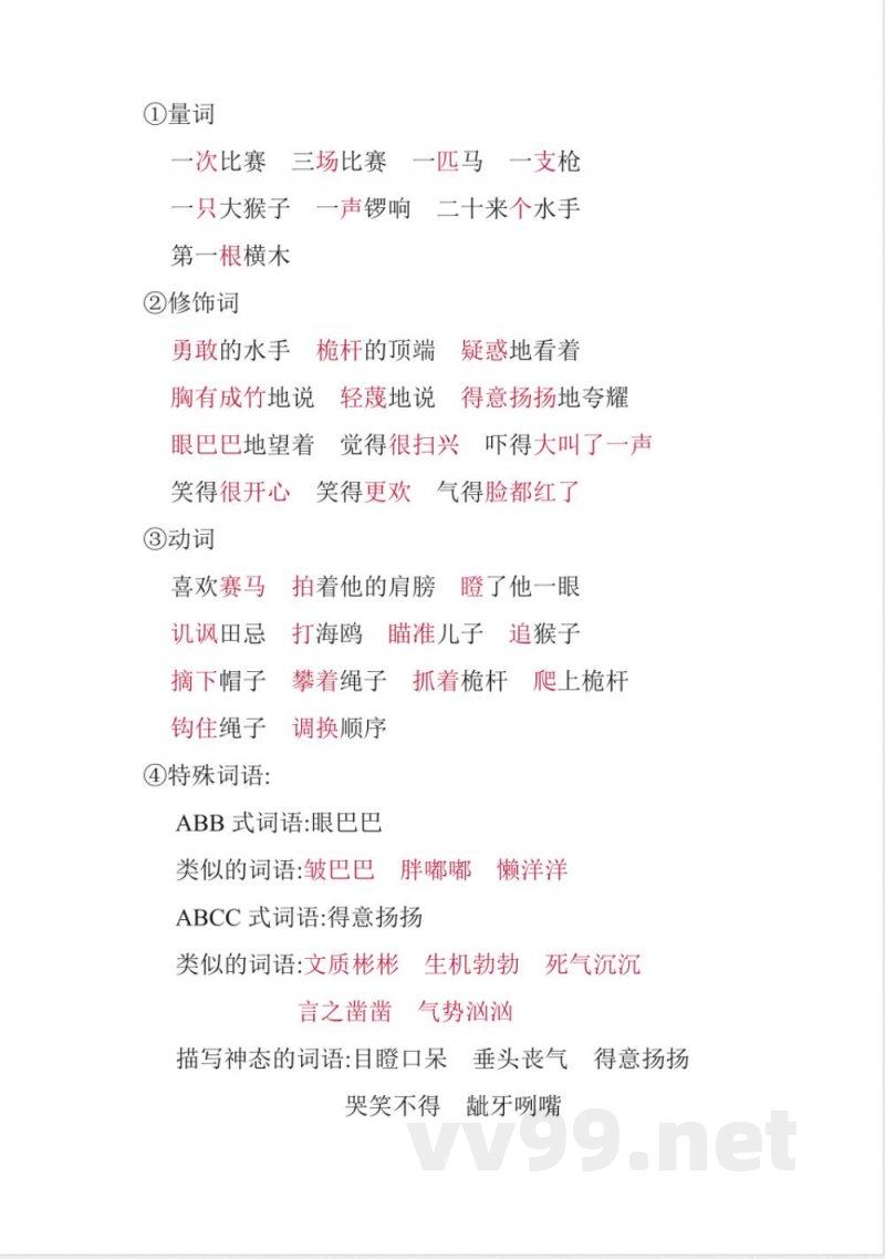 统编版语文五年级下册第六单元知识小结 统编版语文五年级下册第六单元知识小结