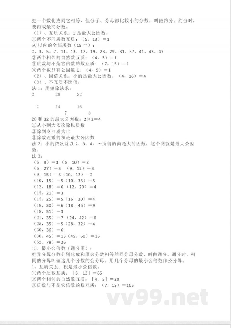 青岛版数学五年级下册单元知识点_小学五年级 青岛版数学五年级下册单元知识点_小学五年级