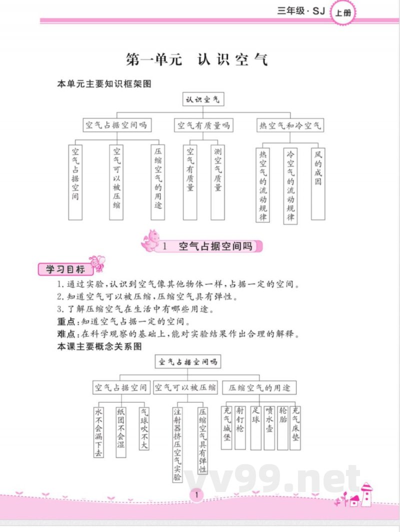 名校练 考三年级上册科学苏教版 名校练 考三年级上册科学苏教版