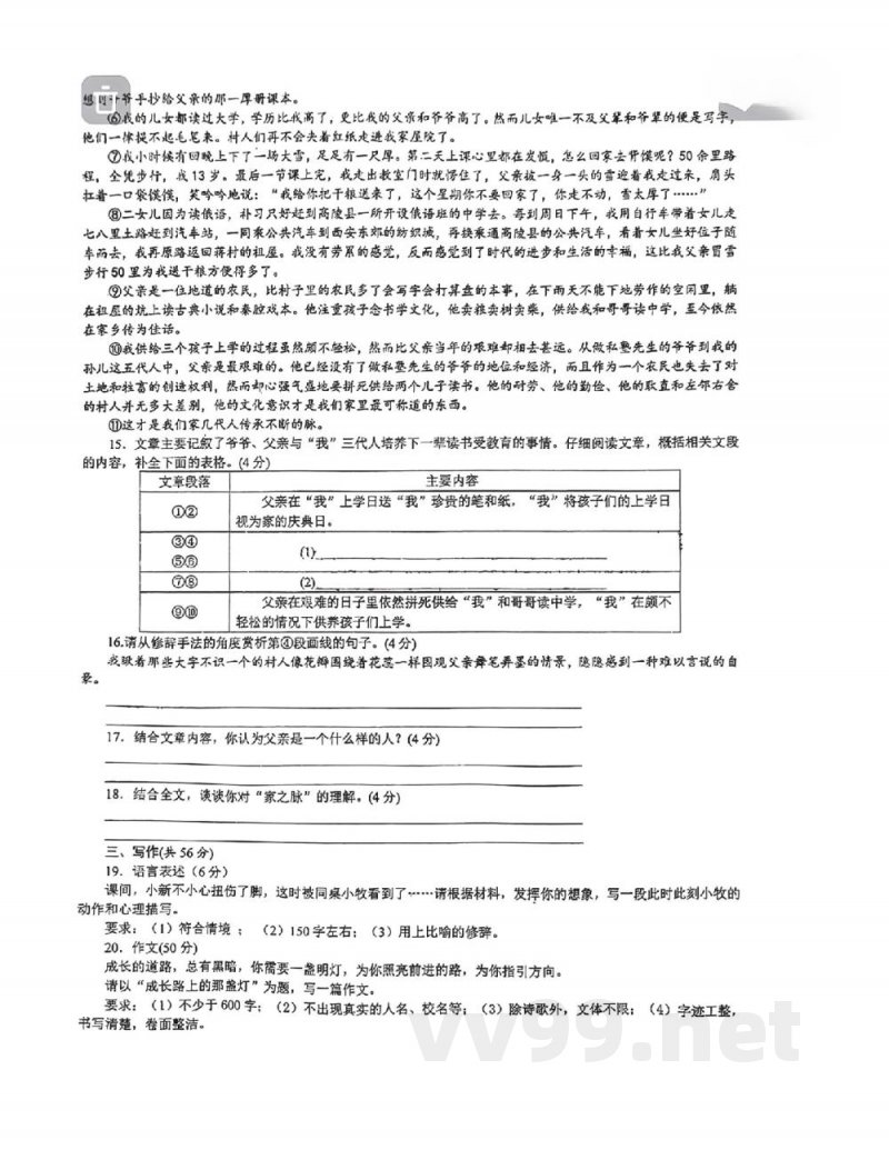 湖南省长沙市长郡双语实验中学2022-2023学年七年级上学期期末语文作业小结 湖南省长沙市长郡双语实验中学2022-2023学年七年级上学期期末语文作业小结