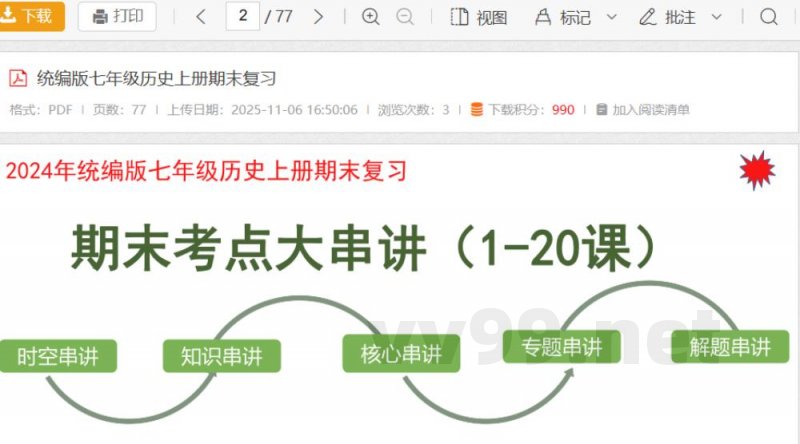 统编版七年级历史上册期末复习 统编版七年级历史上册期末复习
