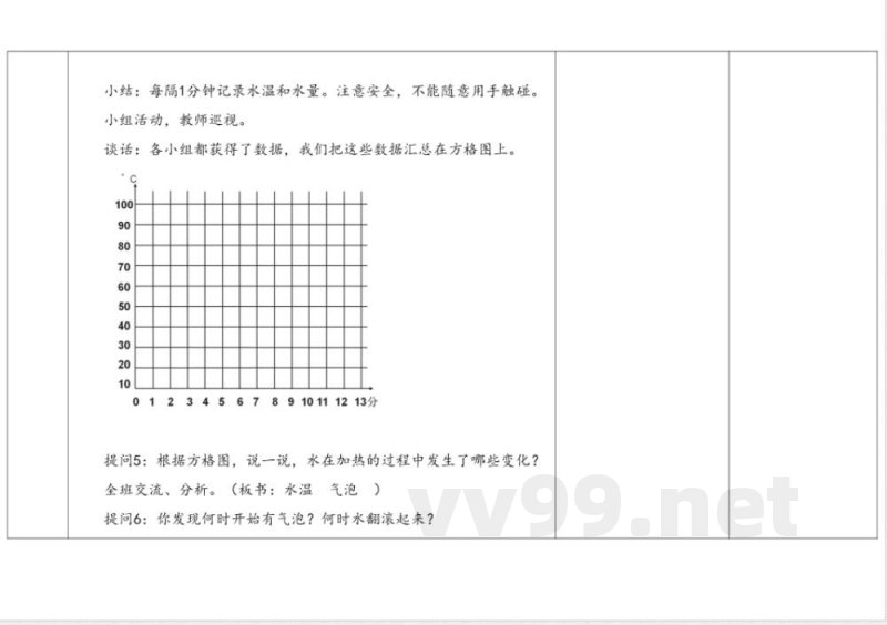 2.3水的沸腾 教学设计 湘科版科学三年级下册 2.3水的沸腾 教学设计 湘科版科学三年级下册