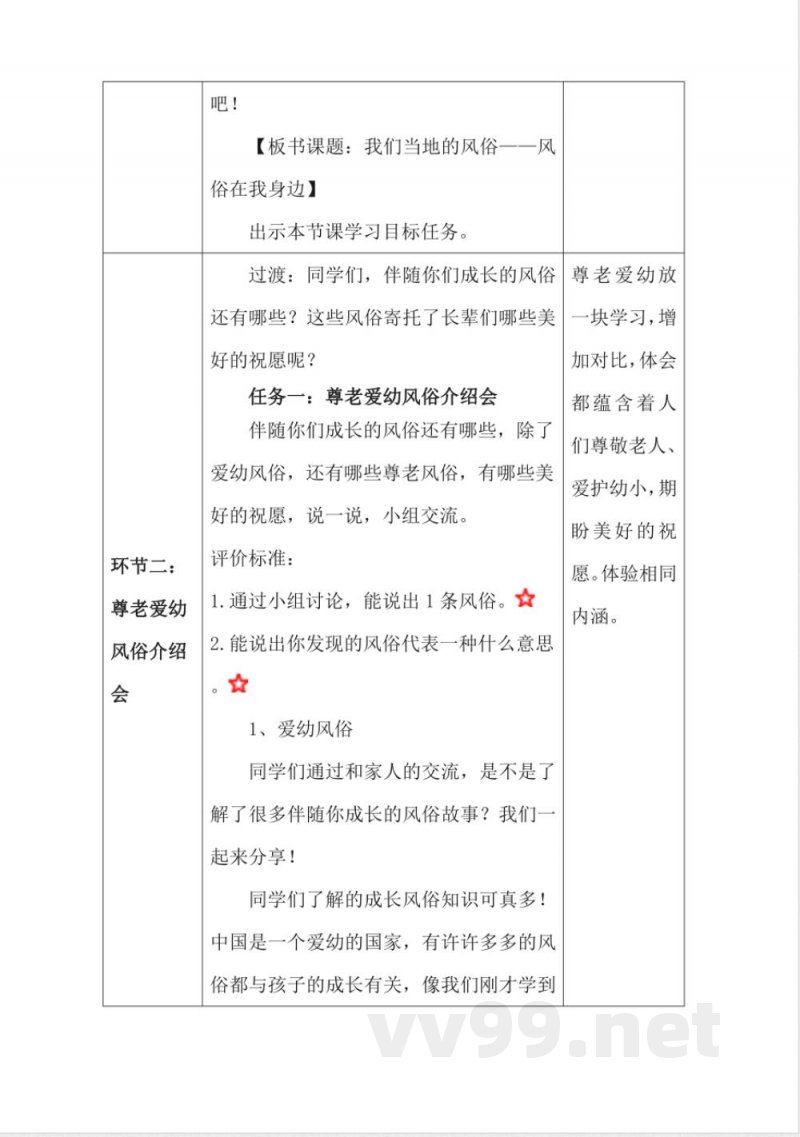 10我们当地的风俗(教学设计)-四年级下册道德与法治(统编版) 10我们当地的风俗(教学设计)-四年级下册道德与法治(统编版)