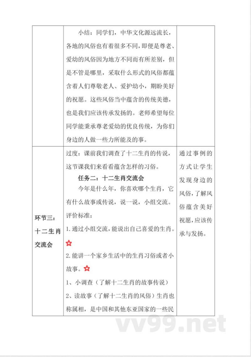 10我们当地的风俗(教学设计)-四年级下册道德与法治(统编版) 10我们当地的风俗(教学设计)-四年级下册道德与法治(统编版)