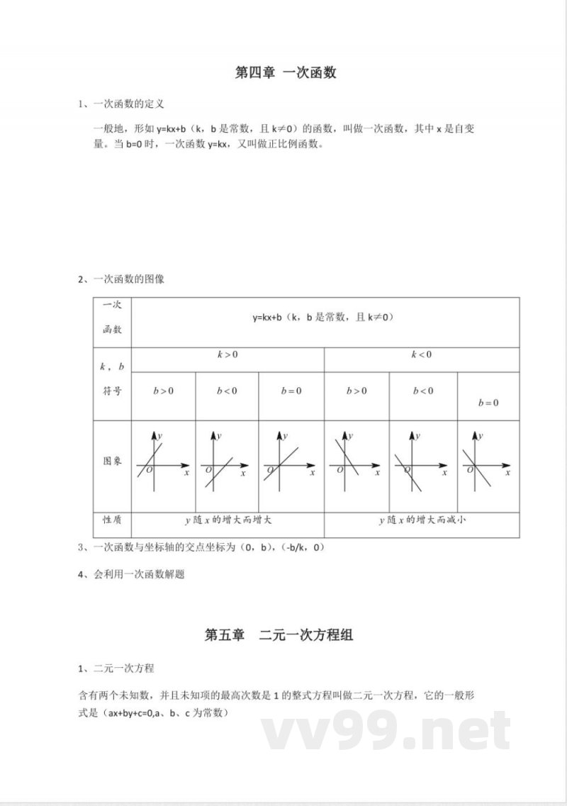 2019北师大版八年级数学上册知识点总结复习 2019北师大版八年级数学上册知识点总结复习