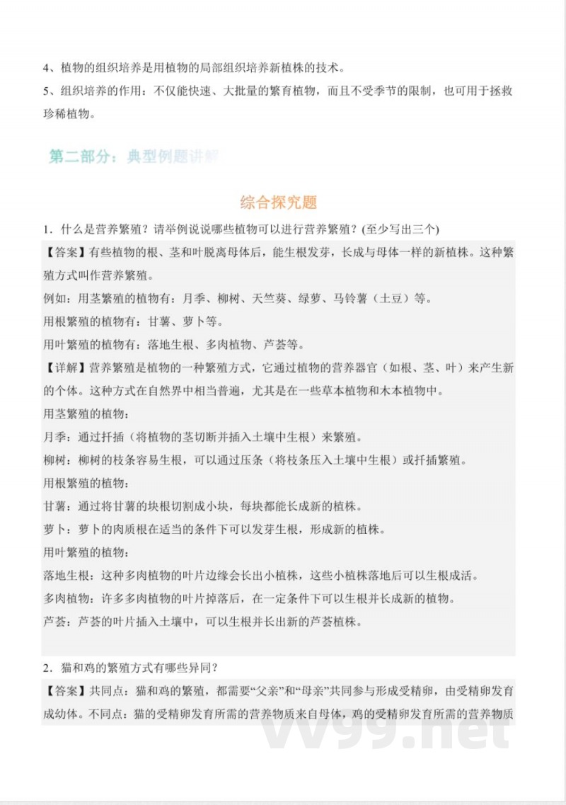 人教鄂教版科学四年级上册全册必背知识清单知识点复习 人教鄂教版科学四年级上册全册必背知识清单知识点复习