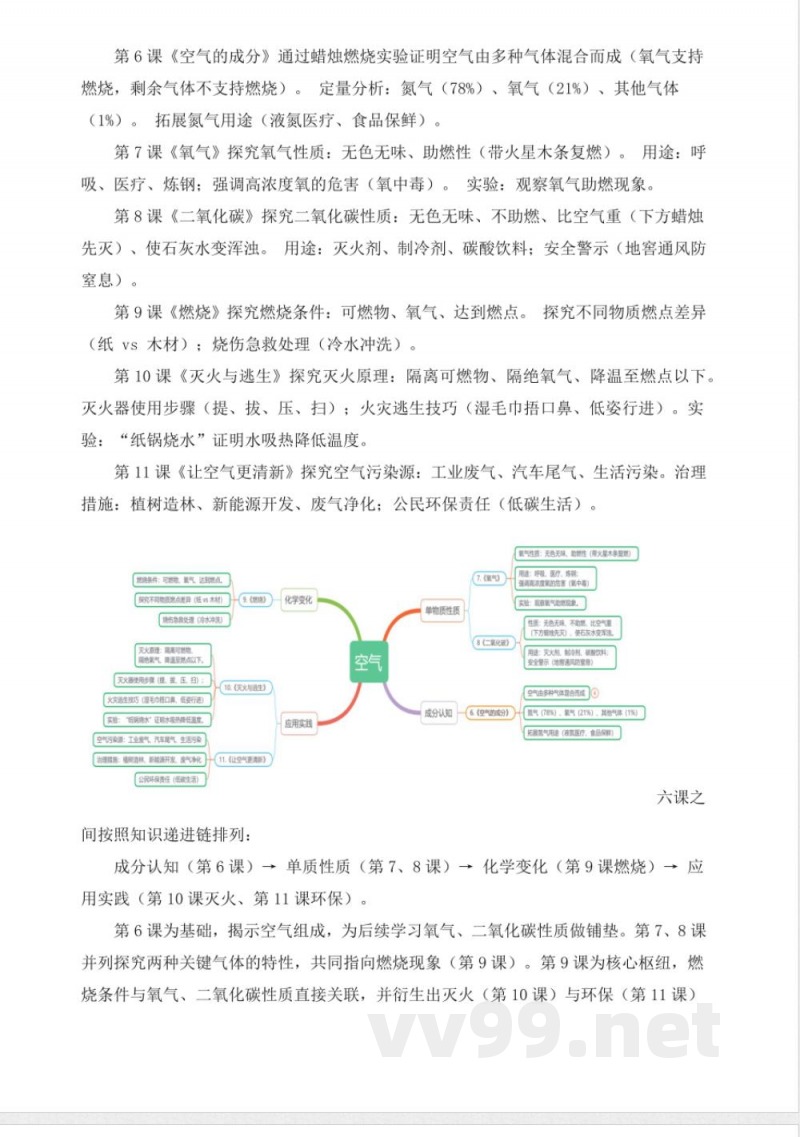 青岛版科学五年级下册第二单元《空气》大单元整体教学设计 青岛版科学五年级下册第二单元《空气》大单元整体教学设计
