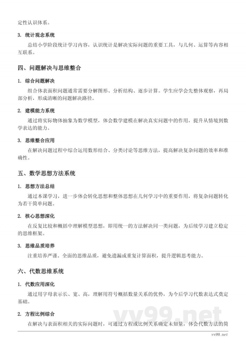 苏教版小学六年级上册数学《组合体的表面积(长方体、正方体)》知识点梳理 苏教版小学六年级上册数学《组合体的表面积(长方体、正方体)》知识点梳理