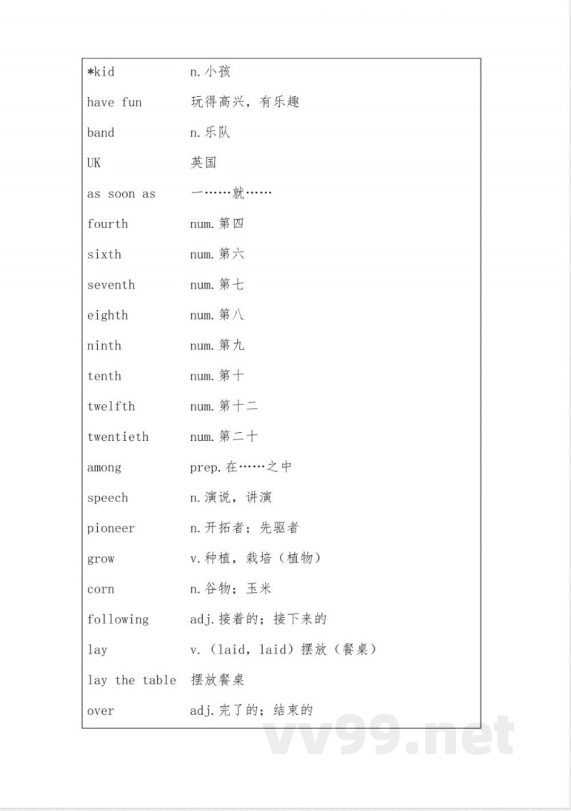 外研版九年级英语上册单词表(打印) 外研版九年级英语上册单词表(打印)