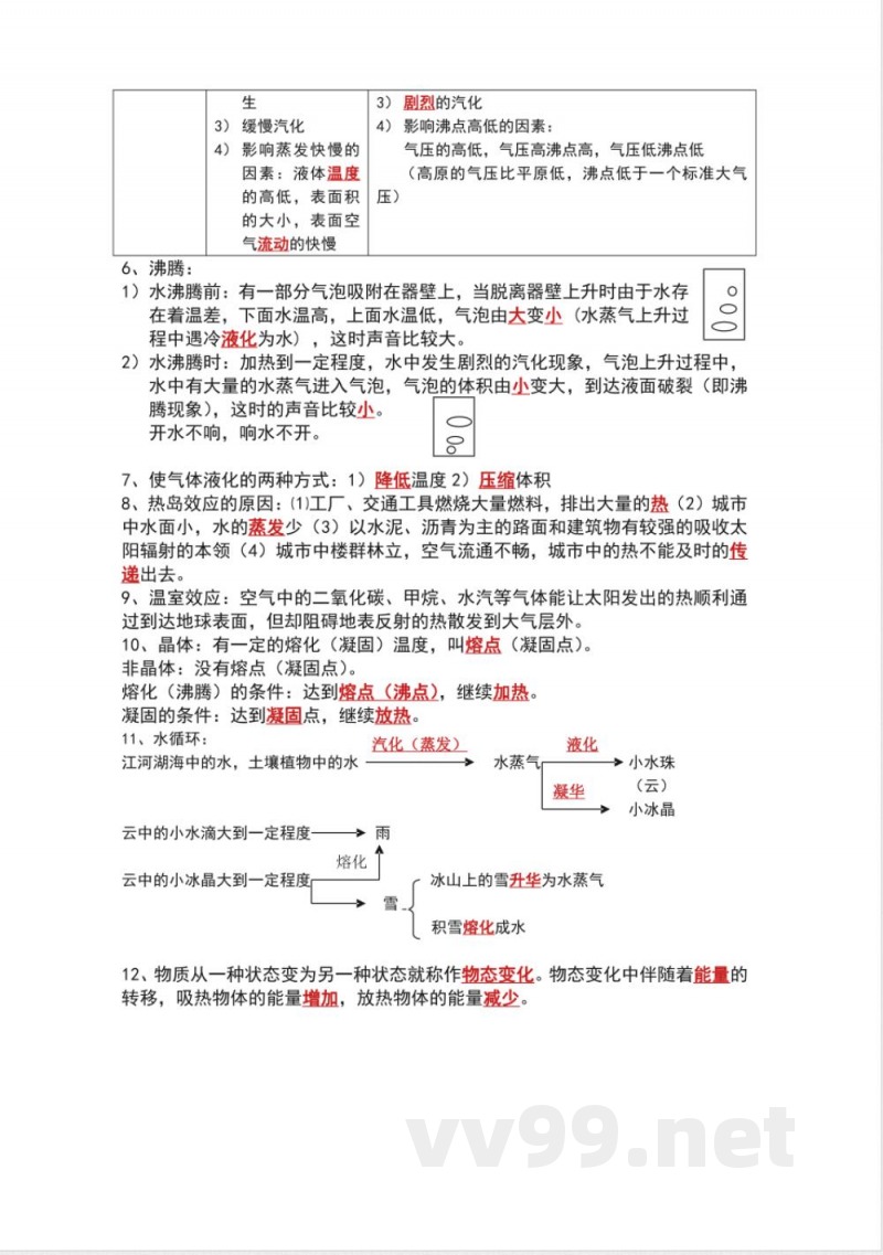 苏科版物理八年级上册知识点-