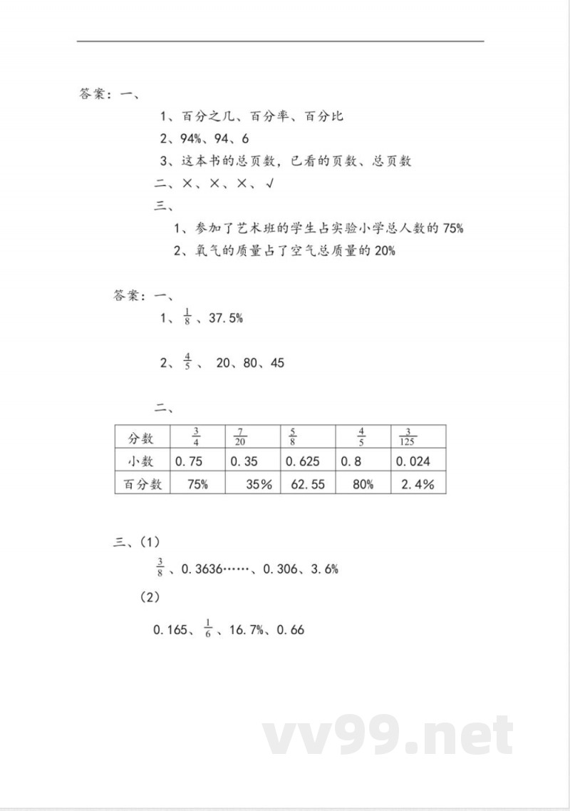 六年级上册 青岛版数学七单元课时.1 六年级上册 青岛版数学七单元课时.1