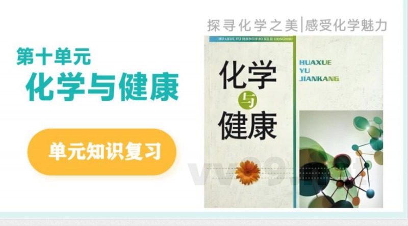 2025年春鲁教版化学九年级下册 第十单元 化学与健康(单元复习课件) 2025年春鲁教版化学九年级下册 第十单元 化学与健康(单元复习课件)