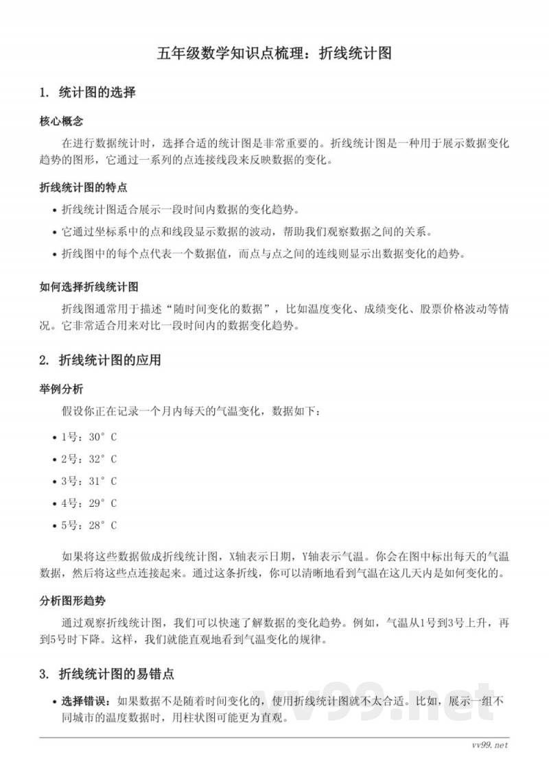 苏教版小学五年级下册 数学 折线统计图 苏教版小学五年级下册 数学 折线统计图
