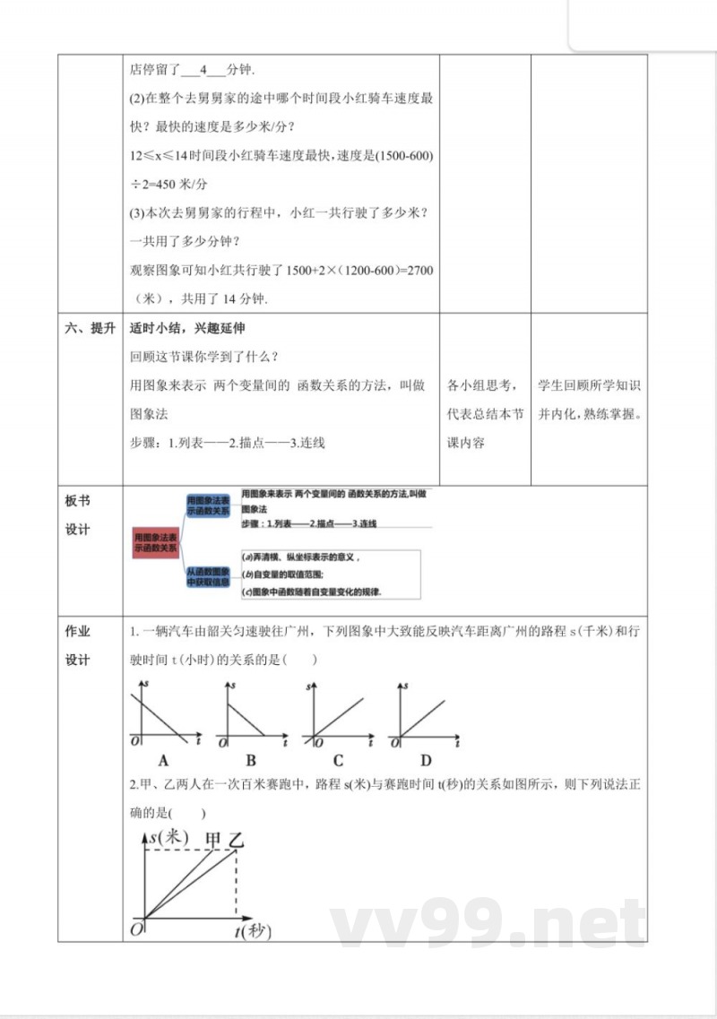 12.1.3函数教学设计 2025沪科版数学八年级上册 12.1.3函数教学设计 2025沪科版数学八年级上册