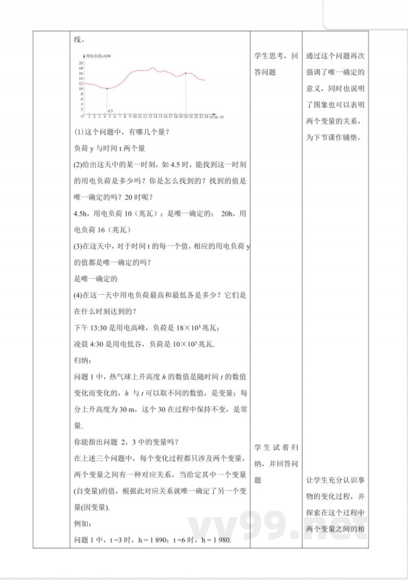 12.1.1函数教学设计 2025沪科版数学八年级上册 12.1.1函数教学设计 2025沪科版数学八年级上册