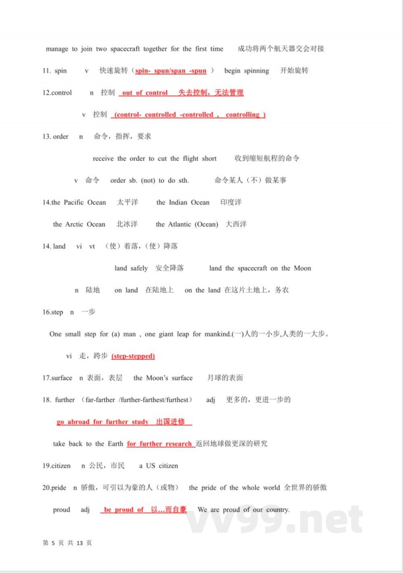 九下丨英语 知识点梳理(译林版) 九下丨英语 知识点梳理(译林版)